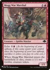 Mogg War Marshal (DMR) - The List Reprints - Magic: The Gathering card