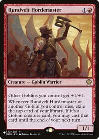 Rundvelt Hordemaster - The List Reprints - Magic: The Gathering card