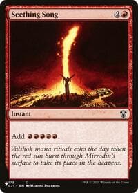 Seething Song (C21) - The List Reprints - Magic: The Gathering card