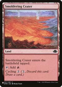 Smoldering Crater - The List Reprints - Magic: The Gathering card