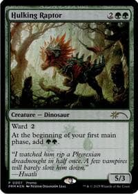 Hulking Raptor - Media Promos - Magic: The Gathering card
