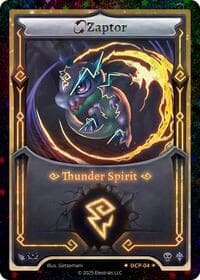 Zaptor - Divine Champions: Sunstrike Promos - Elestrals card