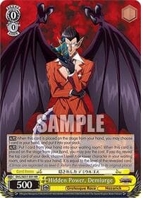 Hidden Power, Demiurge - Nazarick: Tomb of the Undead Vol.3 Extra Booster - Weiss Schwarz card
