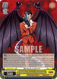 Hidden Power, Demiurge (HRR) - Nazarick: Tomb of the Undead Vol.3 Extra Booster - Weiss Schwarz card