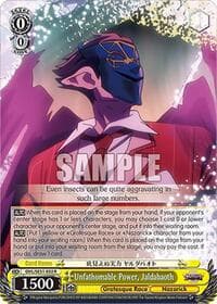 Unfathomable Power, Jaldabaoth - Nazarick: Tomb of the Undead Vol.3 Extra Booster - Weiss Schwarz card