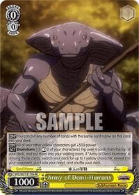 Army of Demi-Humans (A) (HC) - Nazarick: Tomb of the Undead Vol.3 Extra Booster - Weiss Schwarz card