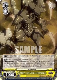 Army of Demi-Humans (C) (HC) - Nazarick: Tomb of the Undead Vol.3 Extra Booster - Weiss Schwarz card