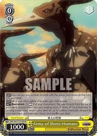 Army of Demi-Humans (D) (HC) - Nazarick: Tomb of the Undead Vol.3 Extra Booster - Weiss Schwarz card