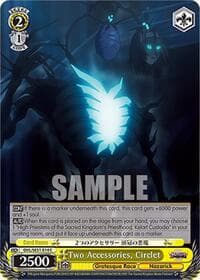 Two Accessories, Circlet - Nazarick: Tomb of the Undead Vol.3 Extra Booster - Weiss Schwarz card