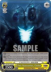 Two Accessories, Circlet (HC) - Nazarick: Tomb of the Undead Vol.3 Extra Booster - Weiss Schwarz card