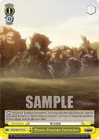 Demi-Human Invasion - Nazarick: Tomb of the Undead Vol.3 Extra Booster - Weiss Schwarz card