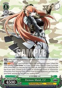 Demon Maid, CZ - Nazarick: Tomb of the Undead Vol.3 Extra Booster - Weiss Schwarz card
