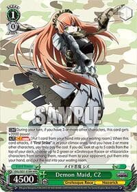 Demon Maid, CZ (HRR) - Nazarick: Tomb of the Undead Vol.3 Extra Booster - Weiss Schwarz card