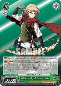 Villainous-Eyed Fanatic, Neia - Nazarick: Tomb of the Undead Vol.3 Extra Booster - Weiss Schwarz card