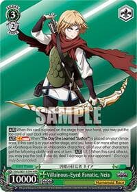 Villainous-Eyed Fanatic, Neia (HRR) - Nazarick: Tomb of the Undead Vol.3 Extra Booster - Weiss Schwarz card