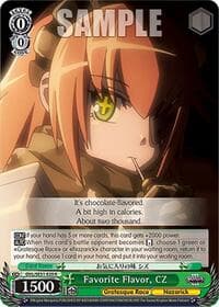 Favorite Flavor, CZ - Nazarick: Tomb of the Undead Vol.3 Extra Booster - Weiss Schwarz card