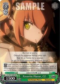 Favorite Flavor, CZ (HR) - Nazarick: Tomb of the Undead Vol.3 Extra Booster - Weiss Schwarz card