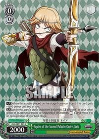 Squire of the Sacred Paladin Order, Neia - Nazarick: Tomb of the Undead Vol.3 Extra Booster - Weiss Schwarz card