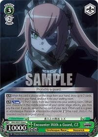 Encounter With a Guard, CZ - Nazarick: Tomb of the Undead Vol.3 Extra Booster - Weiss Schwarz card