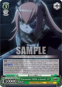 Encounter With a Guard, CZ (HR) - Nazarick: Tomb of the Undead Vol.3 Extra Booster - Weiss Schwarz card
