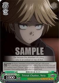 Trivial Chatter, Neia - Nazarick: Tomb of the Undead Vol.3 Extra Booster - Weiss Schwarz card