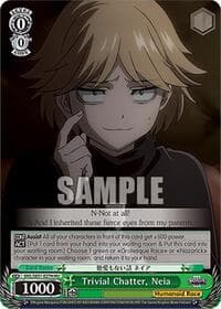 Trivial Chatter, Neia (HU) - Nazarick: Tomb of the Undead Vol.3 Extra Booster - Weiss Schwarz card