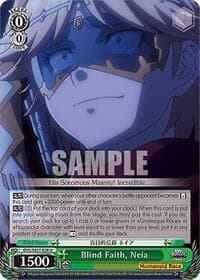 Blind Faith, Neia - Nazarick: Tomb of the Undead Vol.3 Extra Booster - Weiss Schwarz card