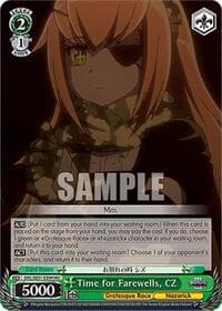 Time for Farewells, CZ (HU) - Nazarick: Tomb of the Undead Vol.3 Extra Booster - Weiss Schwarz card