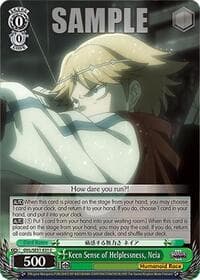Keen Sense of Helplessness, Neia - Nazarick: Tomb of the Undead Vol.3 Extra Booster - Weiss Schwarz card