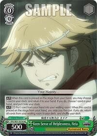 Keen Sense of Helplessness, Neia (HC) - Nazarick: Tomb of the Undead Vol.3 Extra Booster - Weiss Schwarz card