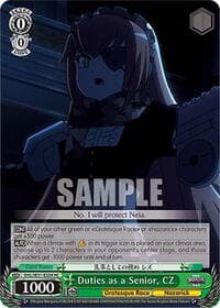 Duties as a Senior, CZ (HC) - Nazarick: Tomb of the Undead Vol.3 Extra Booster - Weiss Schwarz card