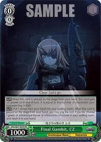 Final Gambit, CZ (HC) - Nazarick: Tomb of the Undead Vol.3 Extra Booster - Weiss Schwarz card