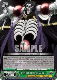 Perfect Timing, Ainz - Nazarick: Tomb of the Undead Vol.3 Extra Booster - Weiss Schwarz card