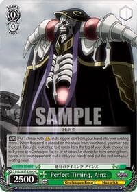 Perfect Timing, Ainz (HC) - Nazarick: Tomb of the Undead Vol.3 Extra Booster - Weiss Schwarz card