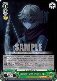 Encounter With a Guard, Neia (HC) - Nazarick: Tomb of the Undead Vol.3 Extra Booster - Weiss Schwarz card
