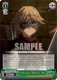 Undercover Mission, Neia (HC) - Nazarick: Tomb of the Undead Vol.3 Extra Booster - Weiss Schwarz card
