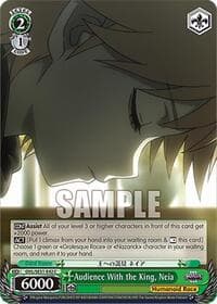Audience With the King, Neia - Nazarick: Tomb of the Undead Vol.3 Extra Booster - Weiss Schwarz card