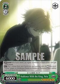 Audience With the King, Neia (HC) - Nazarick: Tomb of the Undead Vol.3 Extra Booster - Weiss Schwarz card