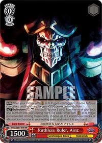 Ruthless Ruler, Ainz - Nazarick: Tomb of the Undead Vol.3 Extra Booster - Weiss Schwarz card