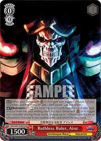 Ruthless Ruler, Ainz (HRR) - Nazarick: Tomb of the Undead Vol.3 Extra Booster - Weiss Schwarz card