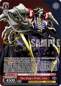 The King's Pride, Ainz (SP) - Nazarick: Tomb of the Undead Vol.3 Extra Booster - Weiss Schwarz card
