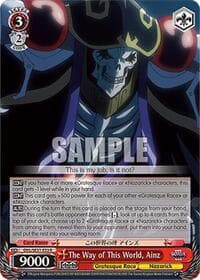 The Way of This World, Ainz - Nazarick: Tomb of the Undead Vol.3 Extra Booster - Weiss Schwarz card