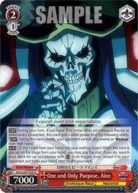 One and Only Purpose, Ainz - Nazarick: Tomb of the Undead Vol.3 Extra Booster - Weiss Schwarz card