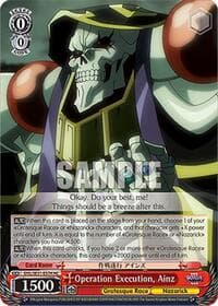 Operation Execution, Ainz (HC) - Nazarick: Tomb of the Undead Vol.3 Extra Booster - Weiss Schwarz card