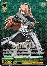 Precision Shooting, CZ (PR) (Foil) - Nazarick: Tomb of the Undead Vol.3 Extra Booster - Weiss Schwarz card