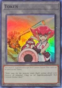 Token: Anna Kaboom & Superdreadnought Rail Cannon Gustav Max - Blazing Dominion - YuGiOh card