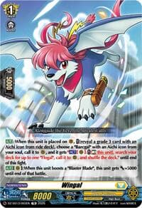 Wingal - DZ-SS13: Blaster Blade Start Deck - Cardfight Vanguard card