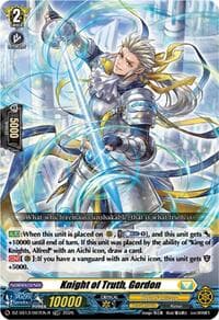 Knight of Truth, Gordon (TDR) - DZ-SS13: Blaster Blade Start Deck - Cardfight Vanguard card