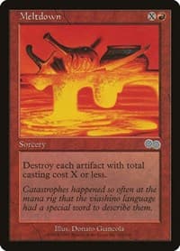 Meltdown - Urza's Saga - Magic: The Gathering card