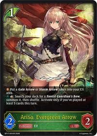 Arisa, Evergreen Arrow - BP17: Convergent Destinies - Shadowverse: Evolve card